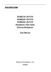 Raisecom RCMS2301-30-FV35 User manual