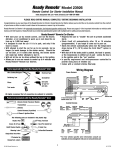 Directed Electronics Ready Remote 23926 Installation manual