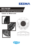 Sedna SE-P41SP User`s manual