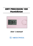 MICROWELL Dry Precision 100 User`s manual
