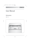 Zanussi ZDF211 User manual