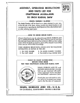 Craftsman 113.197750 Operating instructions