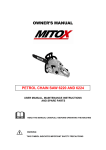 Mitox 6220 Owner`s manual