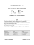 RAD Data comm Megaplex-2100 Specifications