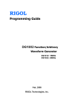 Rigol DG10X2 Series Specifications