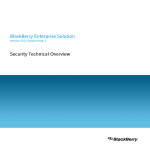 Blackberry ENTERPRISE SOLUTION SECURITY - ENFORCING ENCRYPTION OF INTERNAL AND EXTERNAL FILE SYSTEMS ON  DEVICES User guide