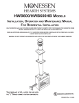 Monessen Hearth HWB600 Specifications