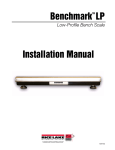 Rice Lake Benchmark LP Installation manual