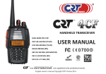 CRT SS 6900 User manual