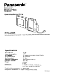 Quasar Palmcorder VM-11 Operating instructions