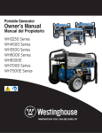 Westinghouse WHC6000S Specifications