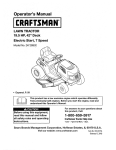 Craftsman 247.28902 Operator`s manual