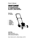 Craftsman 917.388220 Owner`s manual