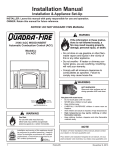 Quadra-Fire 31I-ACC Installation manual