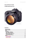 Canon EOS EOS D30 User`s guide
