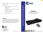 CE Labs HSW44C Instruction manual