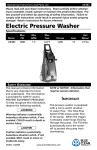 Blue Clean AR383 Operating instructions