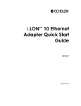 Echelon i.LON 10 User`s guide