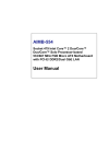 Advantech AIMB-554 User manual