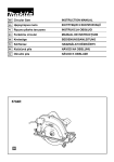 Makita 5704R Instruction manual