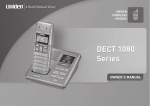 Uniden DECT1080 - DECT 1080 Cordless Phone Specifications
