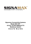SignaMax 065-7931 User`s guide