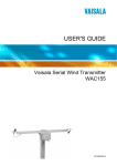 Vaisala WAC155 User`s guide