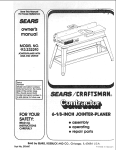 Craftsman 113.232210 Owner`s manual