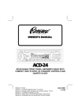 Rampage ACD-24 Operating instructions