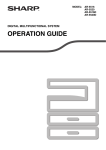 Sharp AR-5516S Troubleshooting guide