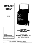 Sears DieHard 200.71460 Owner`s manual