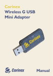 Corinex Wireless G USB Mini Adapter Technical data