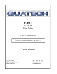 Quatech PCD2-F User`s manual