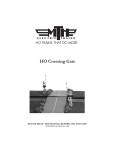 M.T.H. HO Crossing Gate Specifications