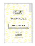 Manley MM/MC GRAMOPHONE CARTRIDGE PREAMPLIFIER Owner`s manual