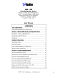 Wohler AMP1-V2DA User manual