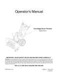 MTD 31AE6FHG705 Operator`s manual