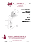 Wells WFGA-60FS Operating instructions