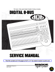 Mackie 56-input Service manual
