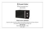 Russell Hobbs RHM2061B User manual