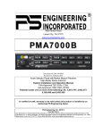 PS Engineering PMA7000B Specifications