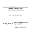 Moxa Technologies 332 Installation guide