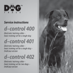 Dog trace d-fence Technical data