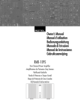 Rotel 5-Channel Amplifier RMB-1095 Owner`s manual