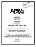 APW Wyott GCB-48H Product manual