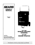 Sears 47006 Owner`s manual
