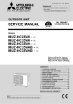Mitsubishi MSZ-HC35VA Service manual