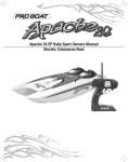 ProBoat Apache 24 Instruction manual