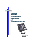 Axxess Standard Display Phone User guide
