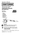 Craftsman 358.794732 Operator`s manual